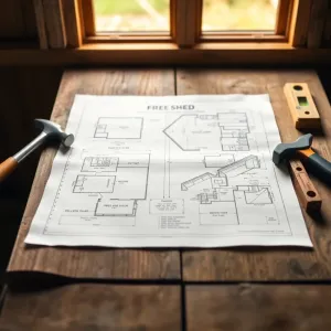 Darmowy projekt domku narzędziowego