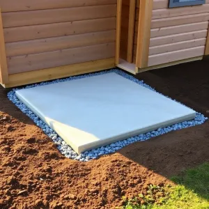 Fundament pod domek narzędziowy