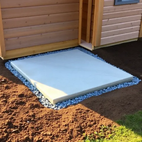 Fundament pod domek narzędziowy