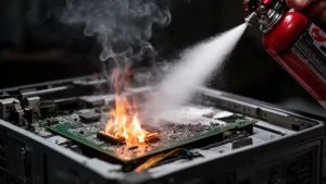 gaśnica do sprzętu elektronicznego